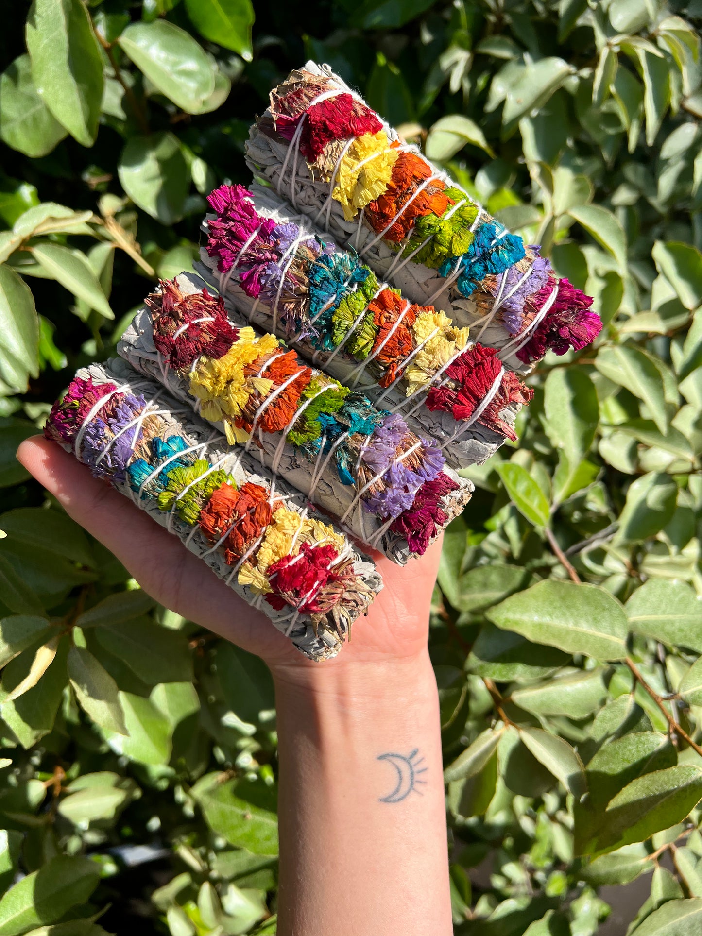 Organic 7 Chakra White Sage with SINUATA Flowers