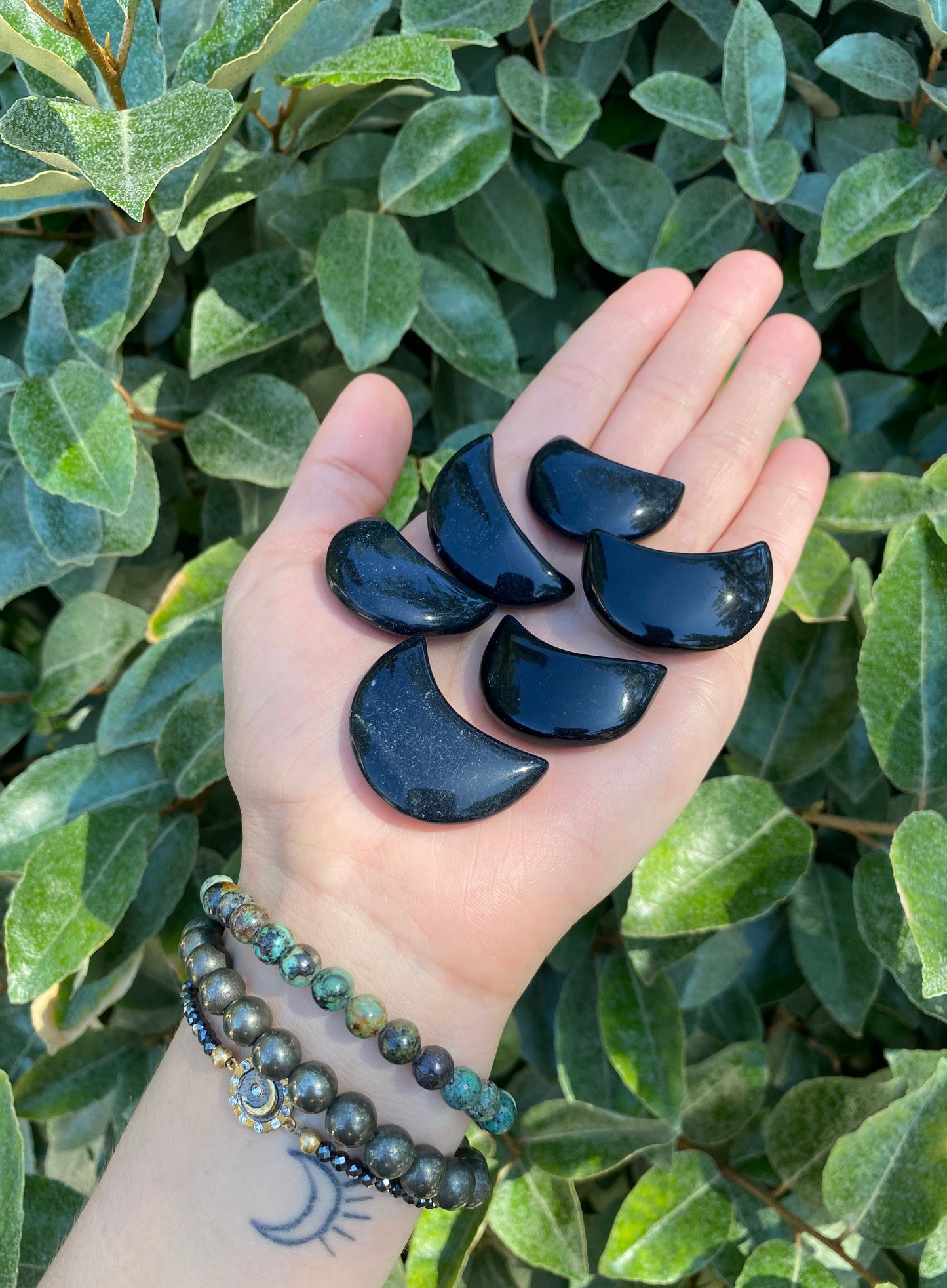 BLACK OBSIDIAN MOON