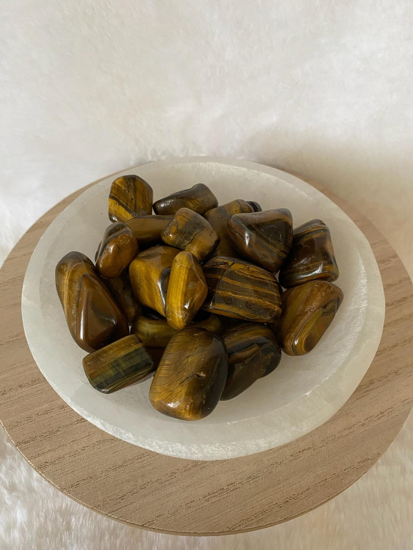 TIGER'S EYE TUMBLED STONE