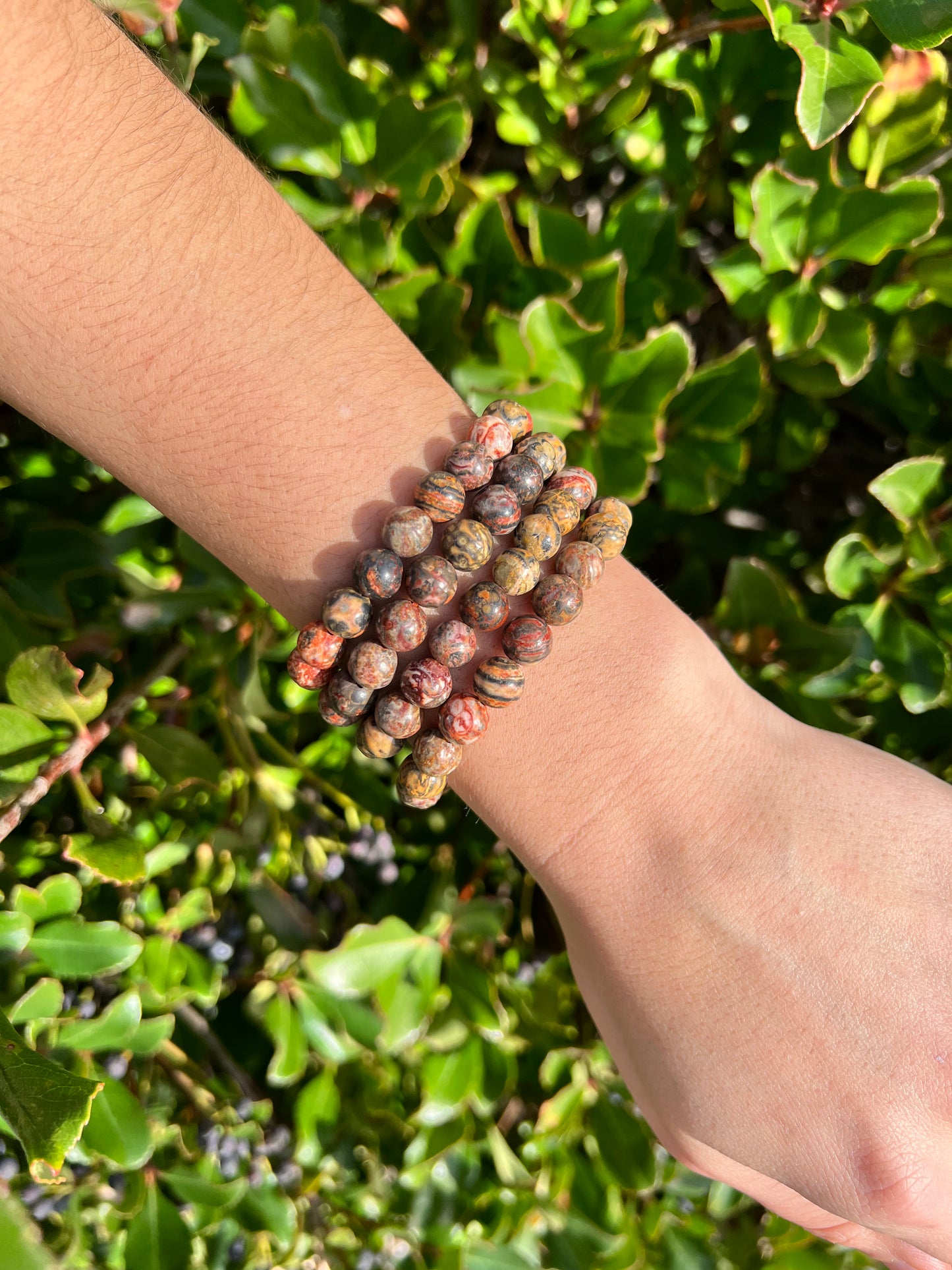 LEOPARD SKIN JASPER BRACELET