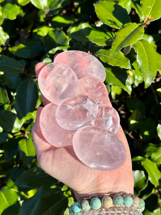 ROSE QUARTZ MEDALLION