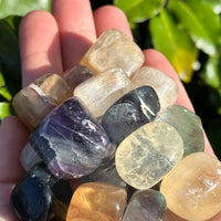 FLUORITE TUMBLED STONE