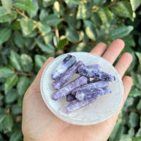 LEPIDOLITE DOUBLE TERMINATED POINT