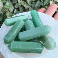 GREEN AVENTURINE DOUBLE TERMINATED POINT