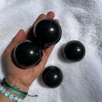 BLACK TOURMALINE SPHERE