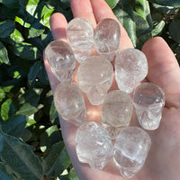 CLEAR QUARTZ SKULL