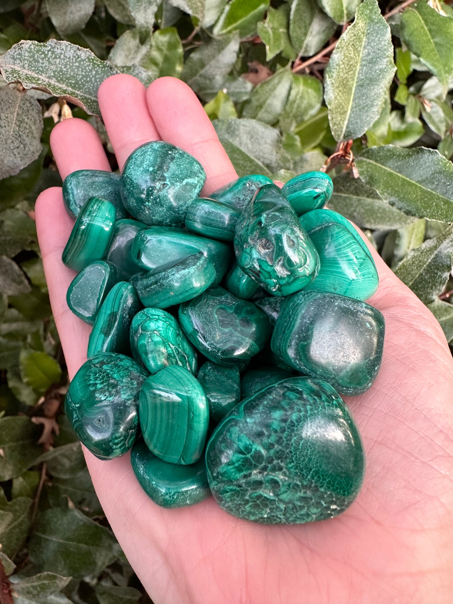 MALACHITE TUMBLED STONE