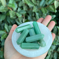 GREEN AVENTURINE DOUBLE TERMINATED POINT
