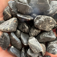 BLACK TOURMALINE TUMBLED STONE