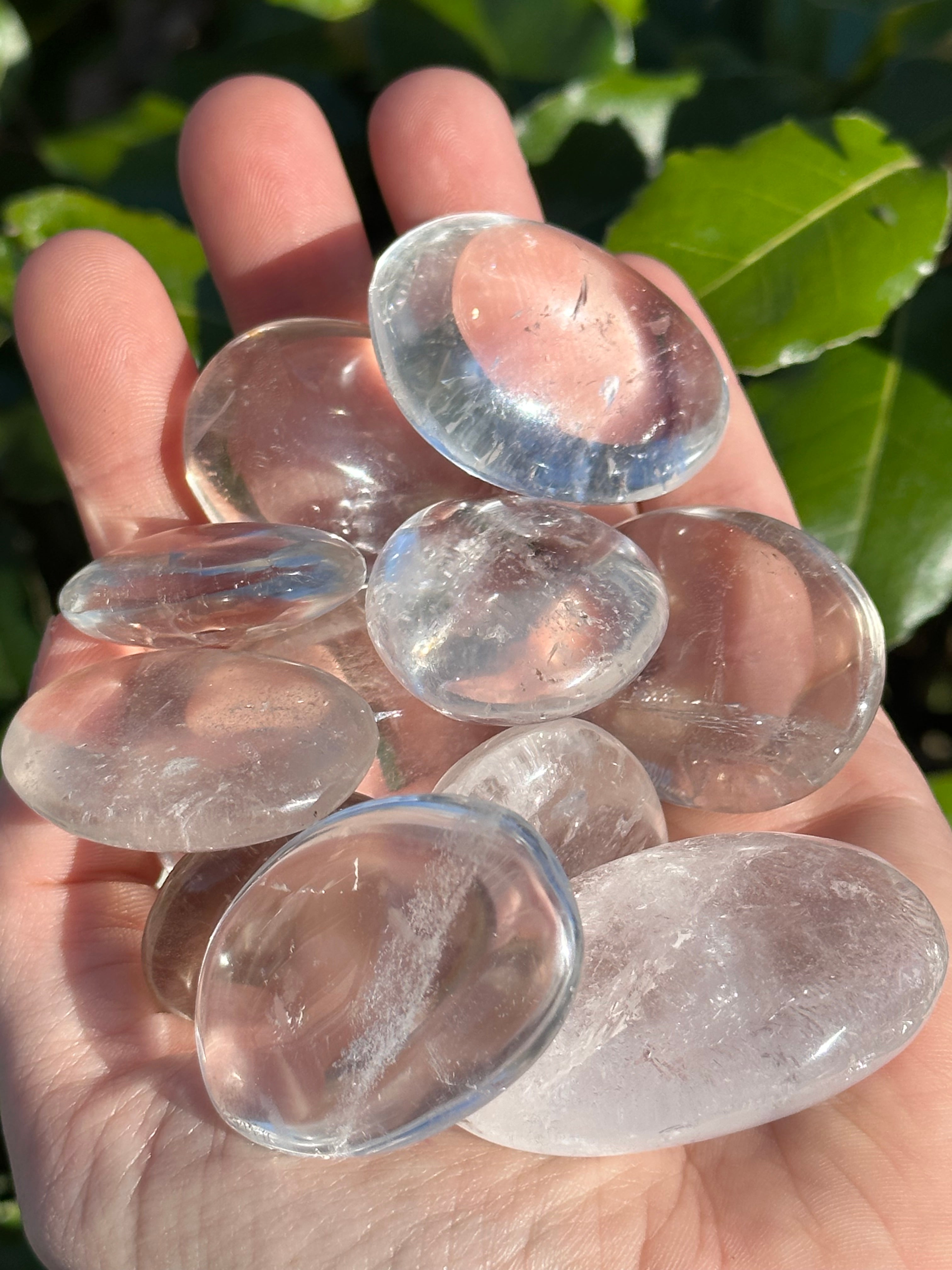 CLEAR QUARTZ MEDALLION