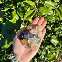 FLUORITE TUMBLED STONE