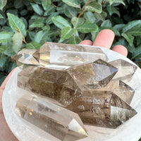 SMOKY QUARTZ DOUBLE TERMINATED POINT