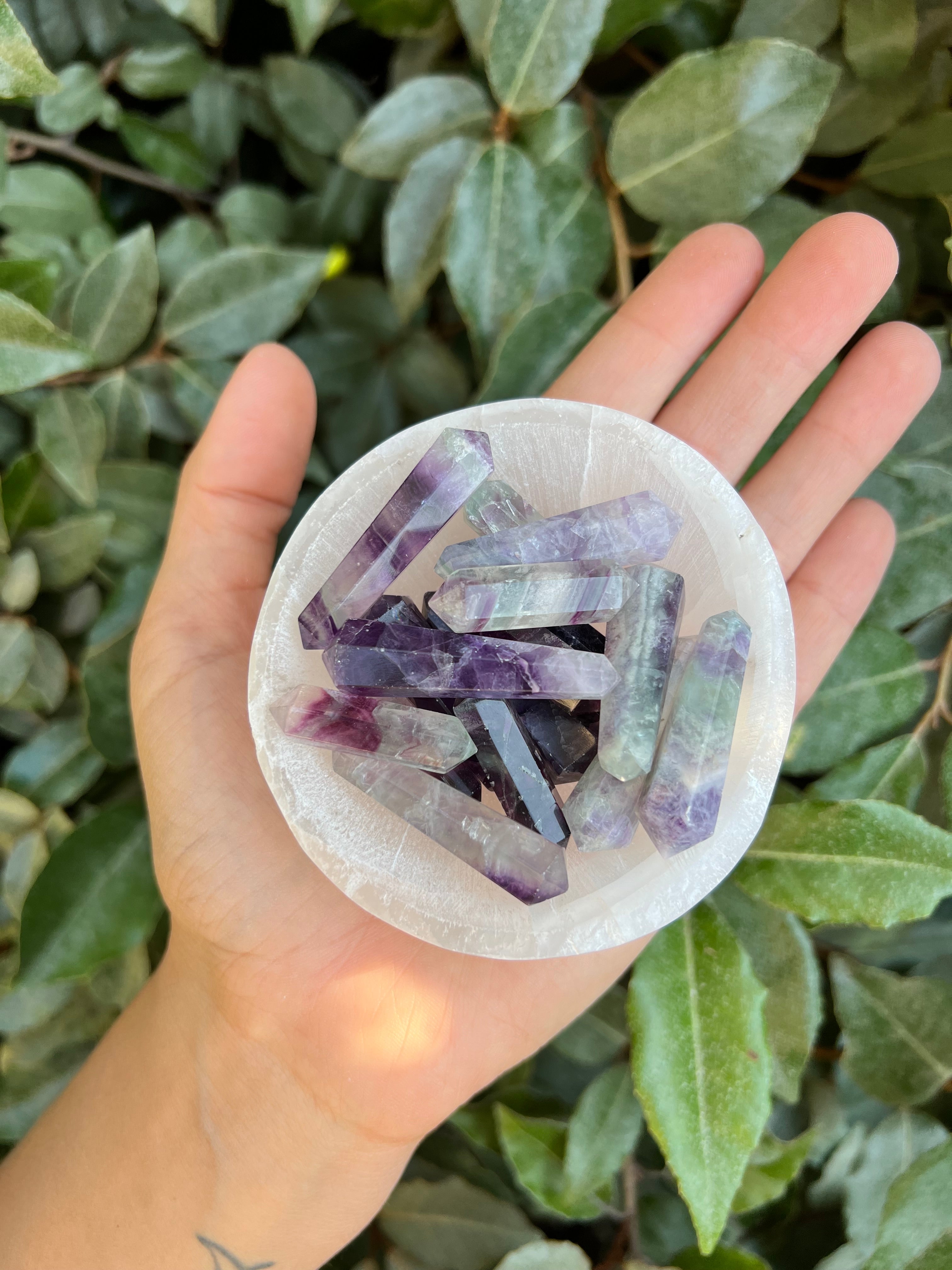 FLUORITE DOUBLE TERMINATED POINT