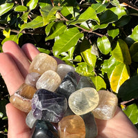 FLUORITE TUMBLED STONE