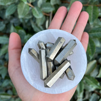 PYRITE DOUBLE TERMINATED POINT