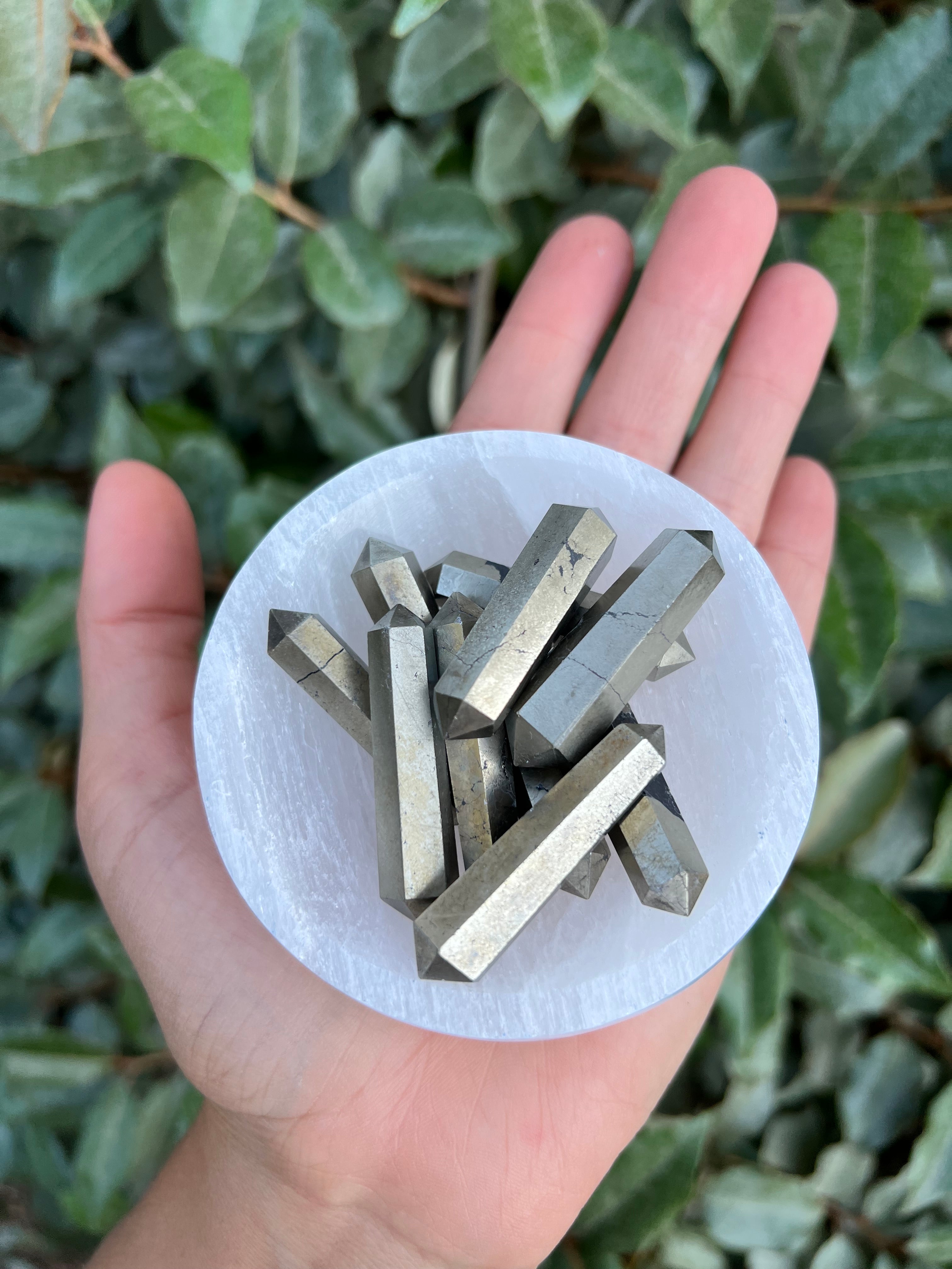 PYRITE DOUBLE TERMINATED POINT