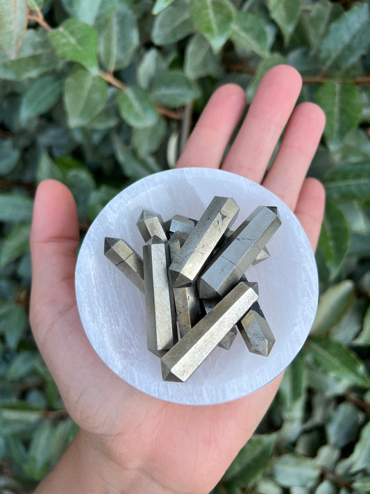 PYRITE DOUBLE TERMINATED POINT