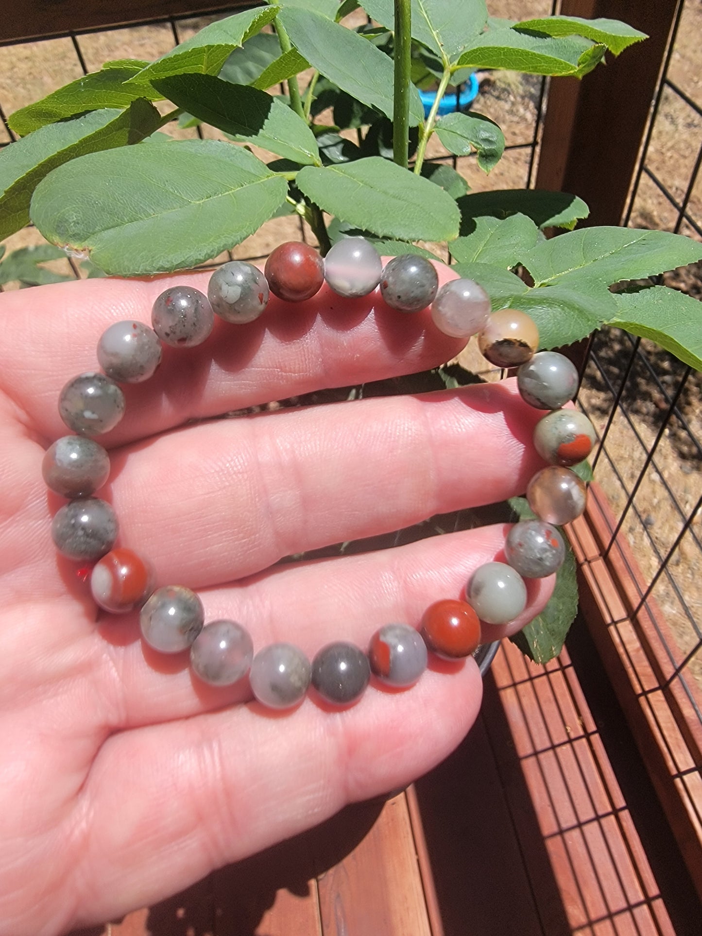 BLOODSTONE BRACELET 8mm