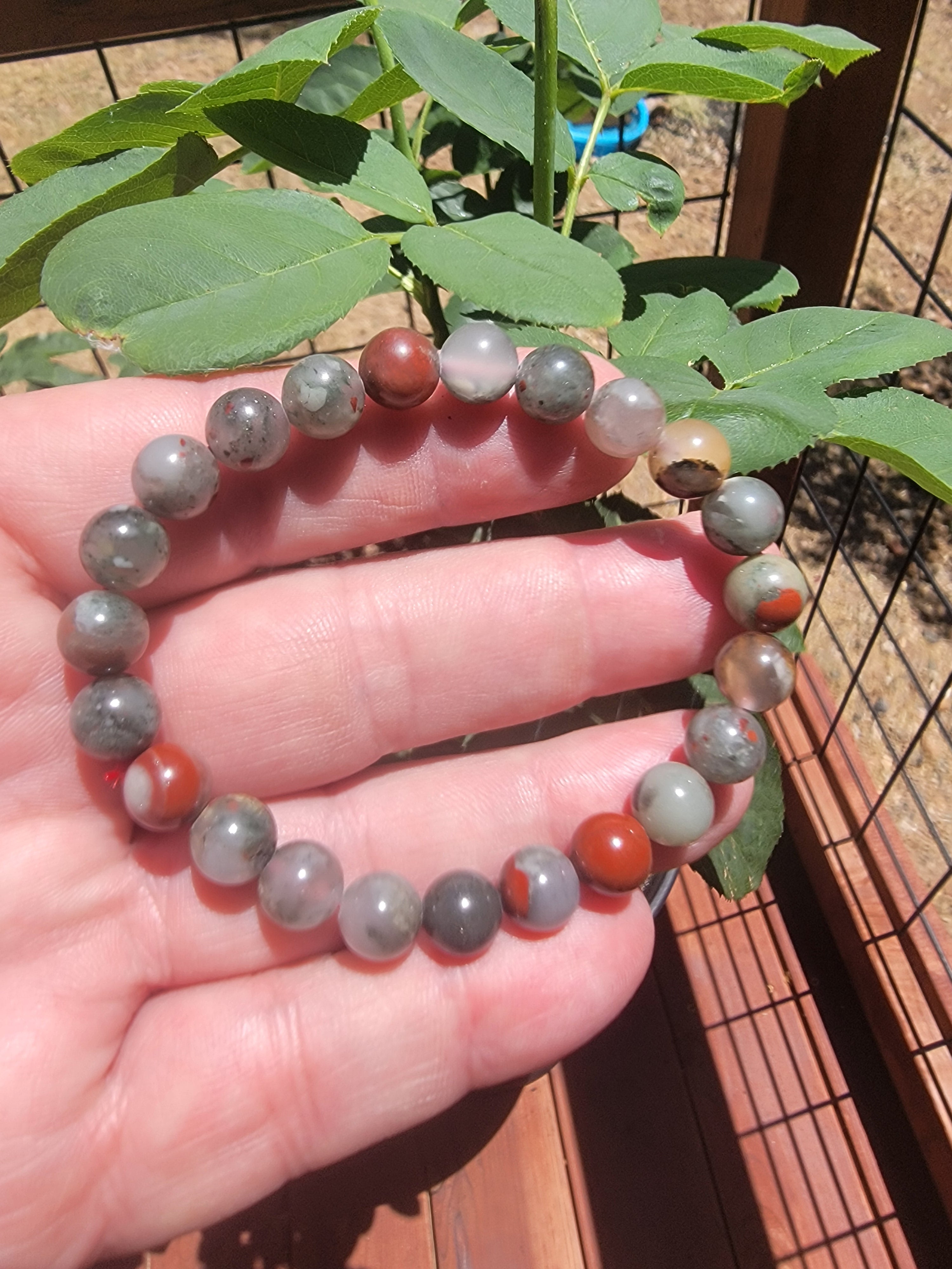 BLOODSTONE BRACELET 8mm