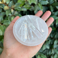 CLEAR QUARTZ DOUBLE TERMINATED POINT
