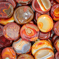 CARNELIAN PALM STONE