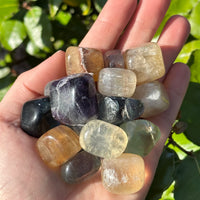 FLUORITE TUMBLED STONE