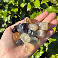 FLUORITE TUMBLED STONE