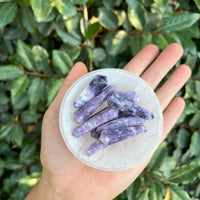 LEPIDOLITE DOUBLE TERMINATED POINT