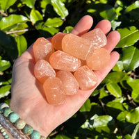 ORANGE SELENITE MINIS