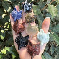 MYSTERY WOLF CARVING