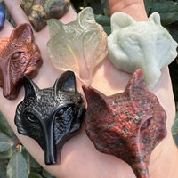 MYSTERY WOLF CARVING