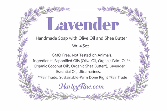 Lavender Fields Botanical Cleansing Bar