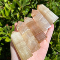 SUNSET FLUORITE POLISHED POINT