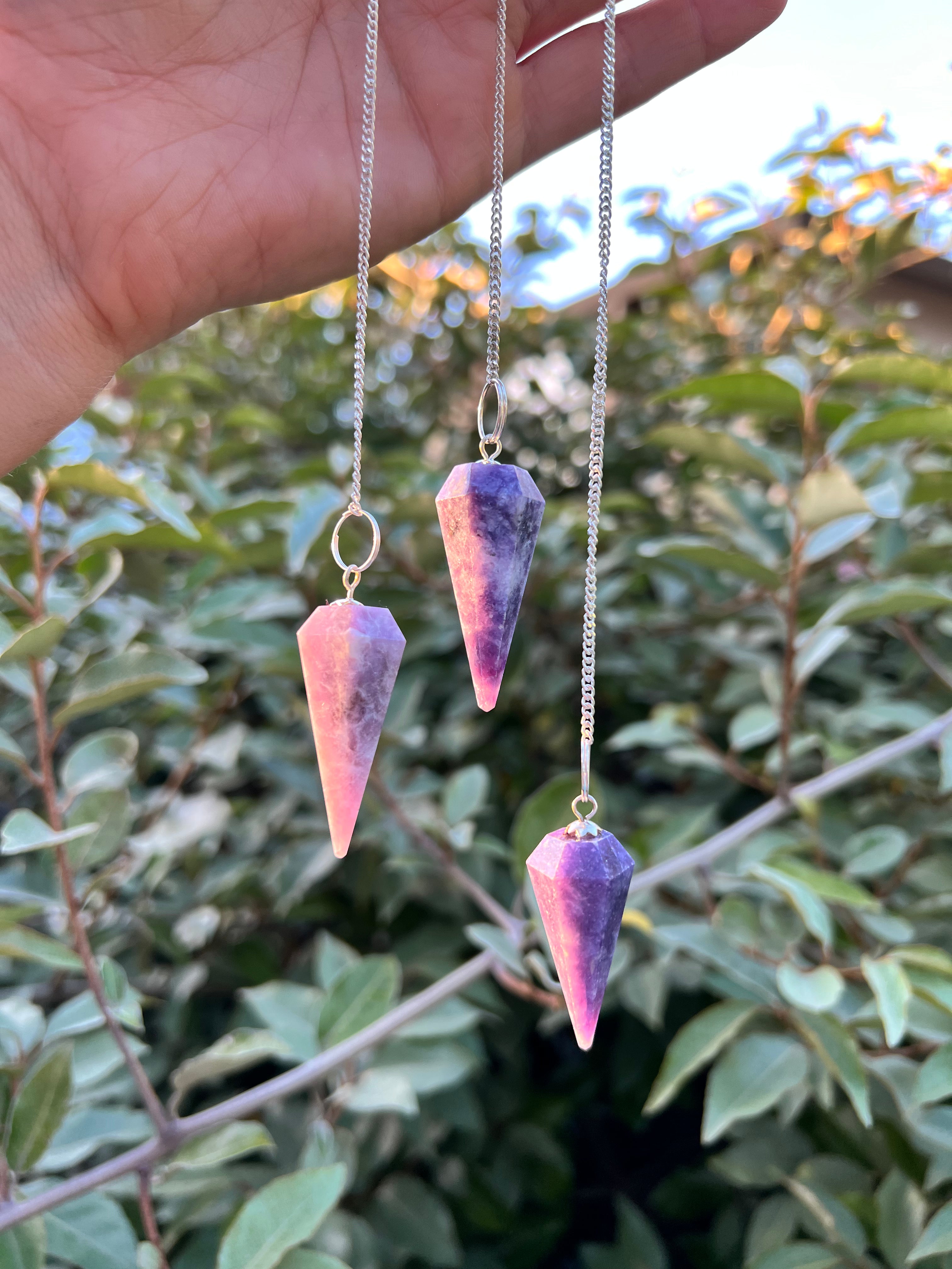 LEPIDOLITE PENDULUM