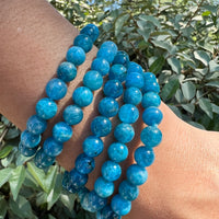 BLUE APATITE BRACELET