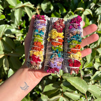 Organic 7 Chakra White Sage with SINUATA Flowers