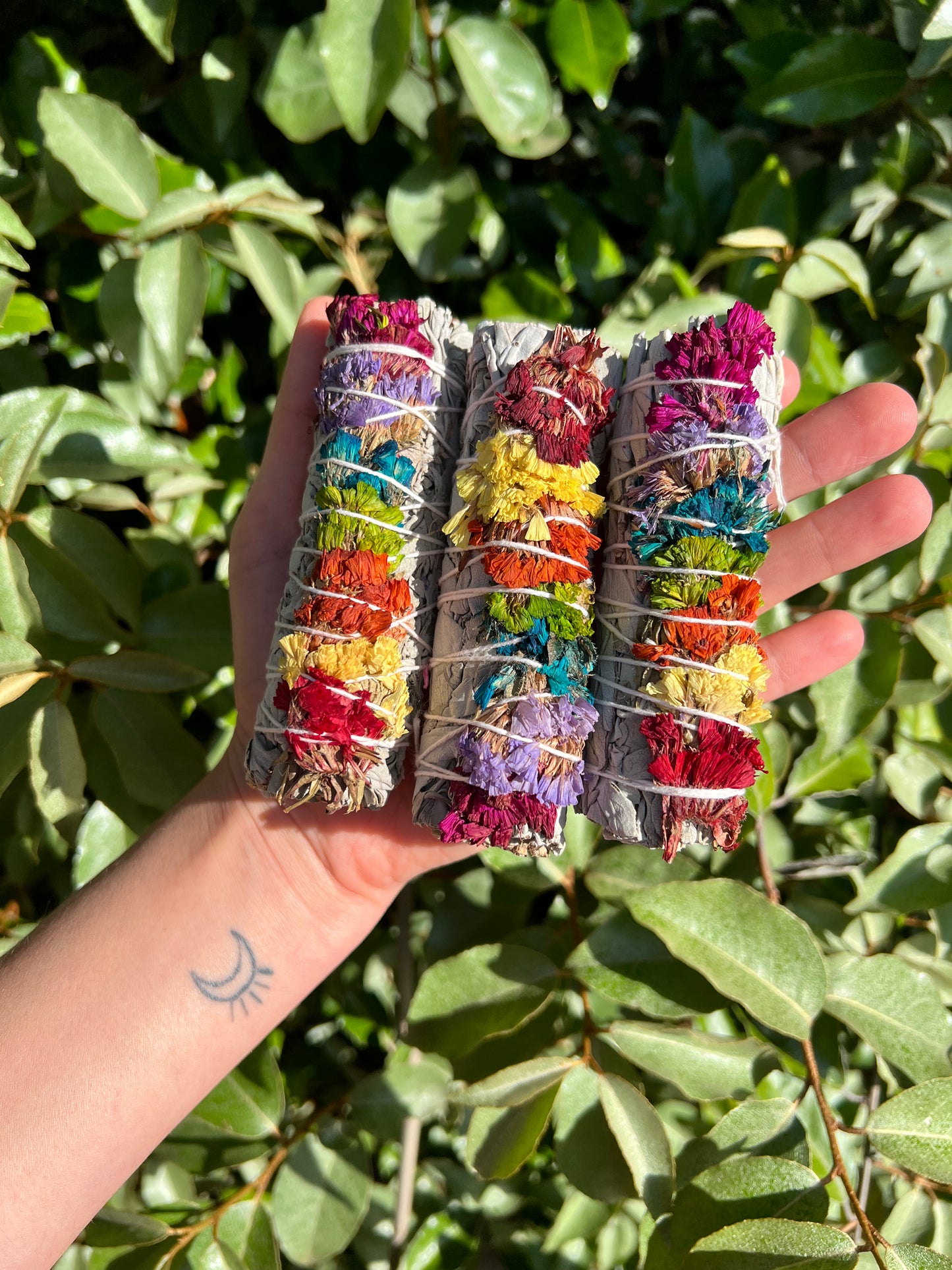 Organic 7 Chakra White Sage with SINUATA Flowers