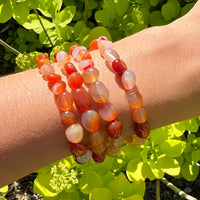 CARNELIAN NUGGET BRACELET