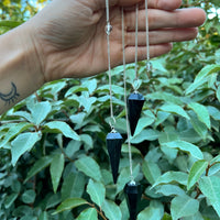 BLACK OBSIDIAN PENDULUM