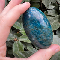 MADAGASCAR BLUE APATITE MASSAGE STONE