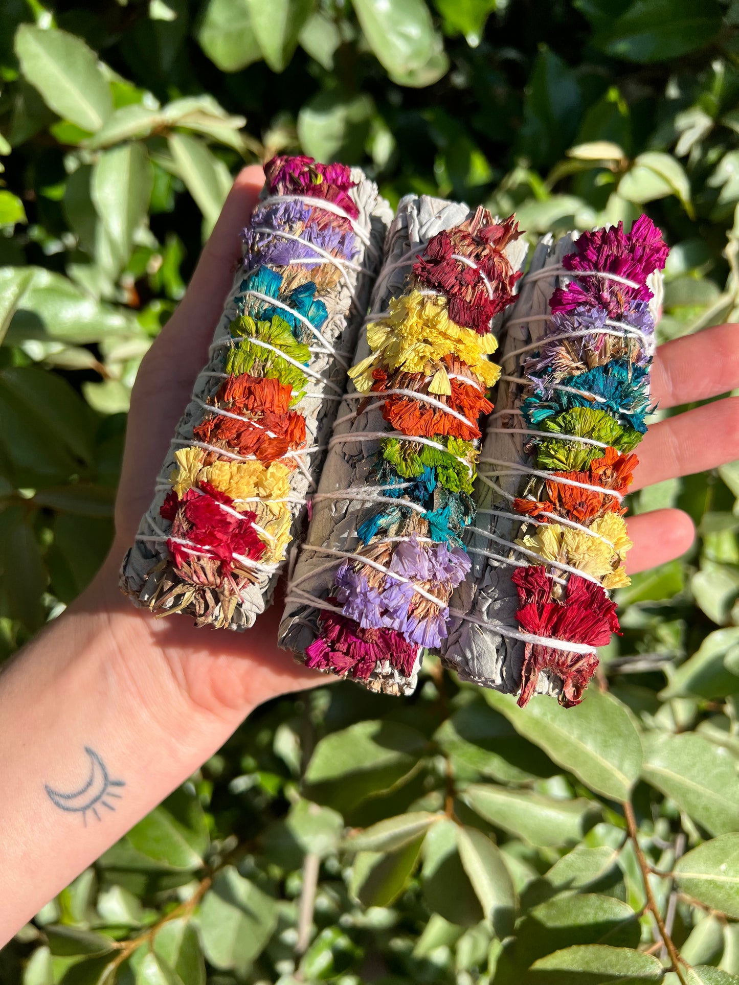 Organic 7 Chakra White Sage with SINUATA Flowers