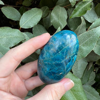 MADAGASCAR BLUE APATITE MASSAGE STONE
