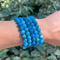 BLUE APATITE BRACELET