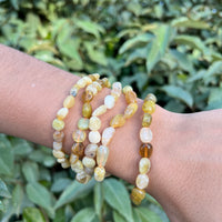 YELLOW OPAL NUGGET BRACELET
