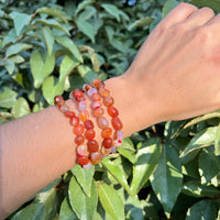 CARNELIAN NUGGET BRACELET