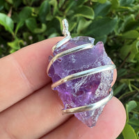 AMETHYST ARROWHEAD WRAPPED PENDANT