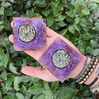 AMETHYST TREE OF LIFE ORGONITE