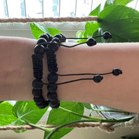 BLACK LAVA STONE BRACELET