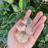 CLEAR QUARTZ SPHERE