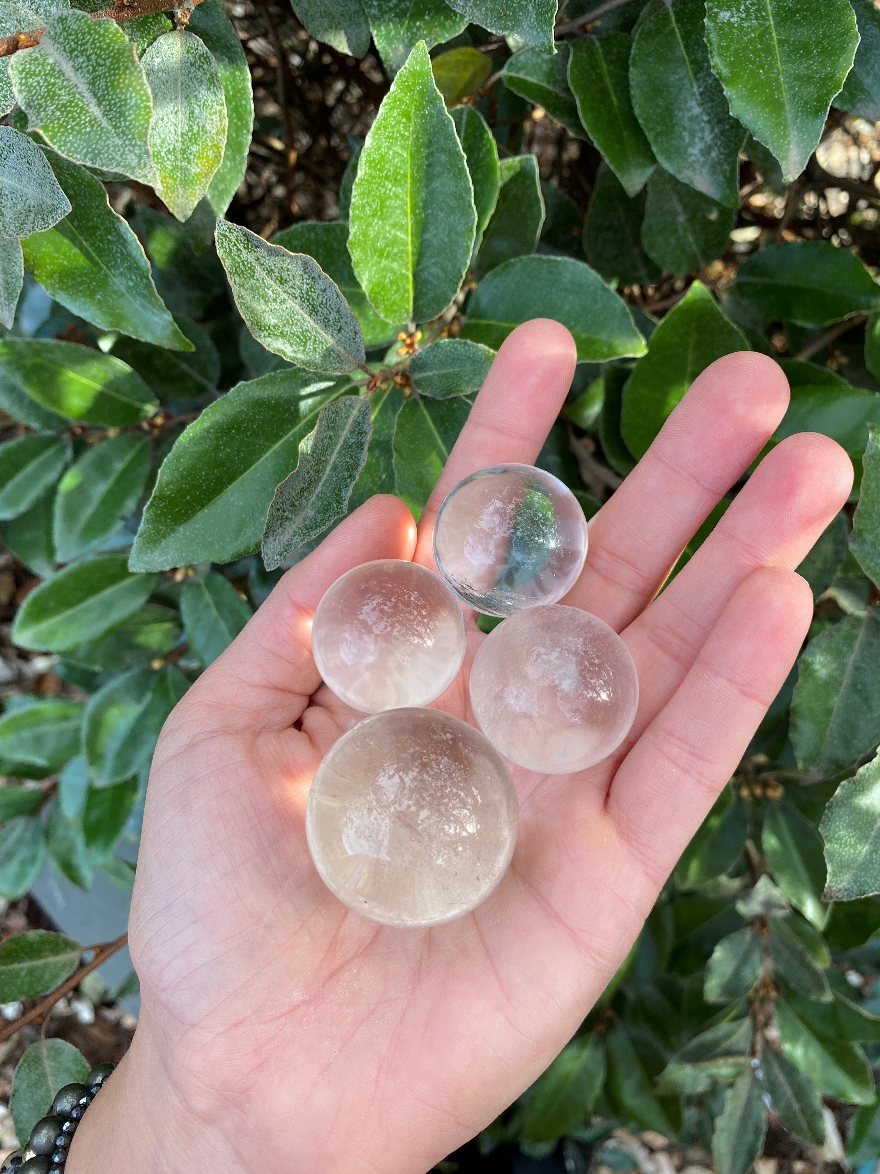 CLEAR QUARTZ SPHERE